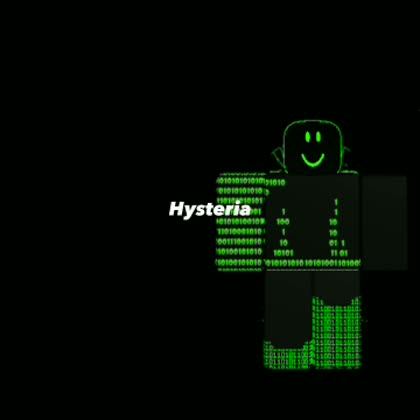 «Hysteria» 13 jul 2023 La cuarta palabra, sobre el avatar verde hecho de código — el mismo