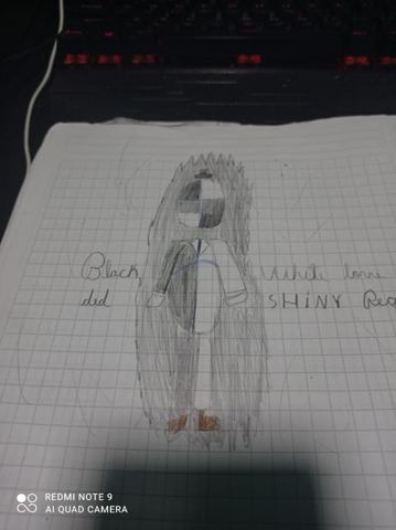 El diseño partido: «Black ded» / «White lore · SHINY Red».