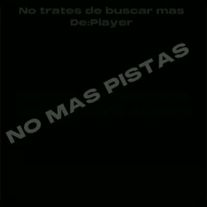 «No más pistas» 13 jul 2023 El cierre del teaser, y la última palabra de Player en el arch