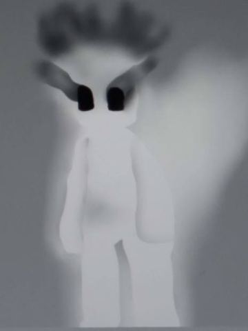 Wifur Darfor Darfor Cornamenta blanca, dos ojos negros. Del reparto viejo.