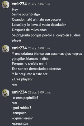 Los tres mensajes de MOPETYY, 25 de abril de 2022.